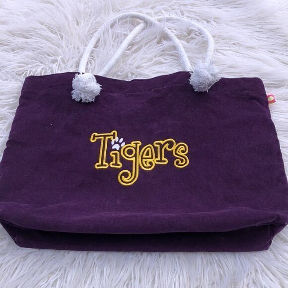 Louisiana state university  TIGERS corduroy bag - Picture 1 of 7